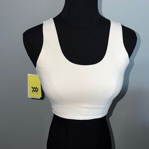All in Motion White Sports Bra
